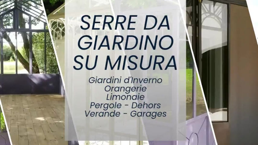 Serre da giardino su misura
